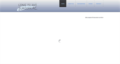 Desktop Screenshot of longislandsurgery.org